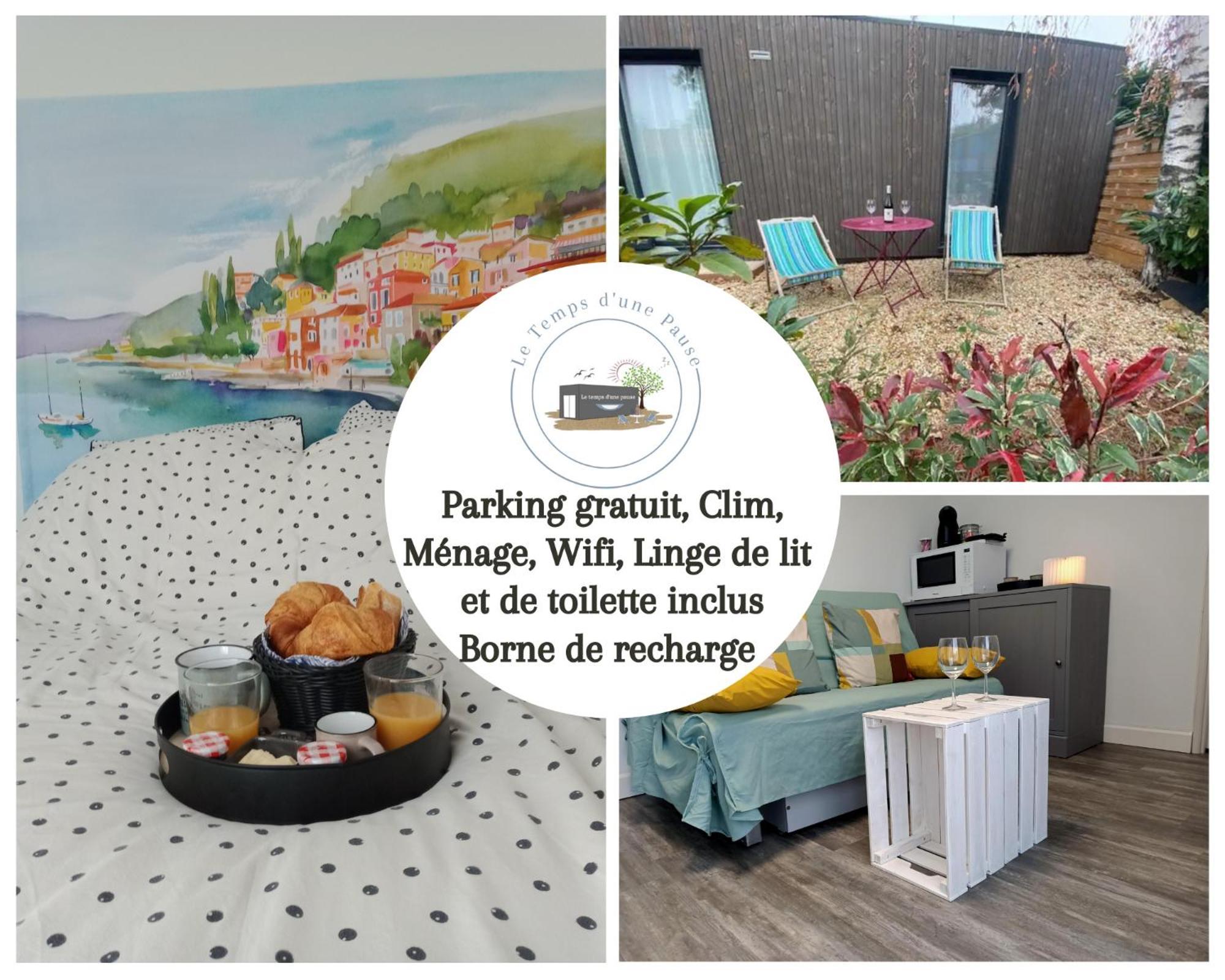 Studio De Jardin "Le Temps D Une Pause" Jusqu'A 4 Personnes En Face Du Beaujolais - Climatisation Et Borne Recharge Vehicule Electrique Montmerle-sur-Saone Exteriör bild